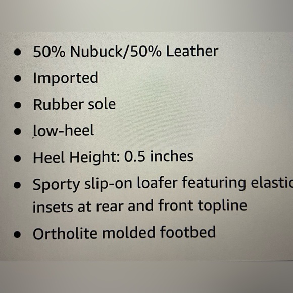 Clarks Women’s Black Haley Stork Nubuck/Leather Slipon loafer New Condition wbox - Picture 6 of 6